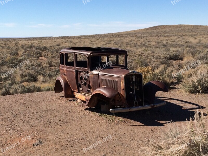 Jalopy Rust Abandoned Old Vintage