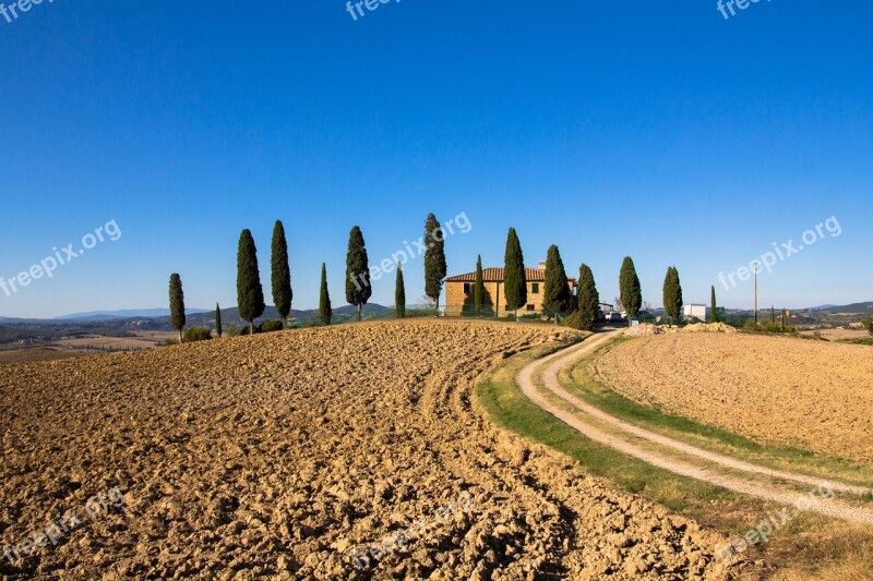 Tuscany Holiday Italy Landscape Italian