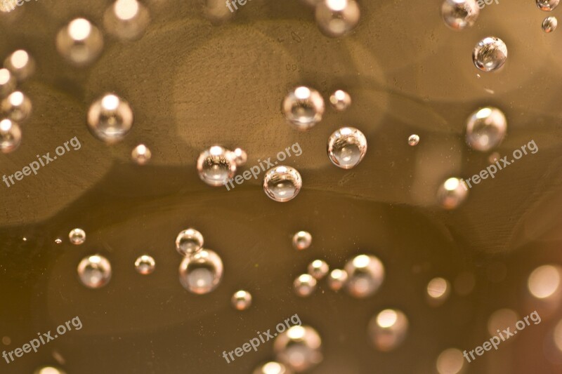 Vesicle Water Air Bubbles In The Water Transparent