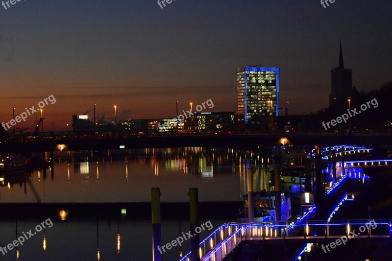 Bremen Kill Ocean Tower Weser Ships