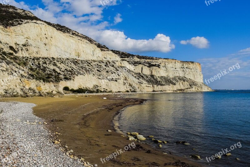 Beach Cliffs Sea Landscape Scenic