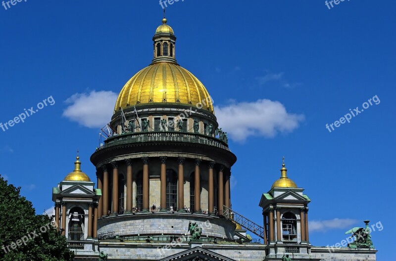 Russia St Petersburg Cathedral Dome Orthodox