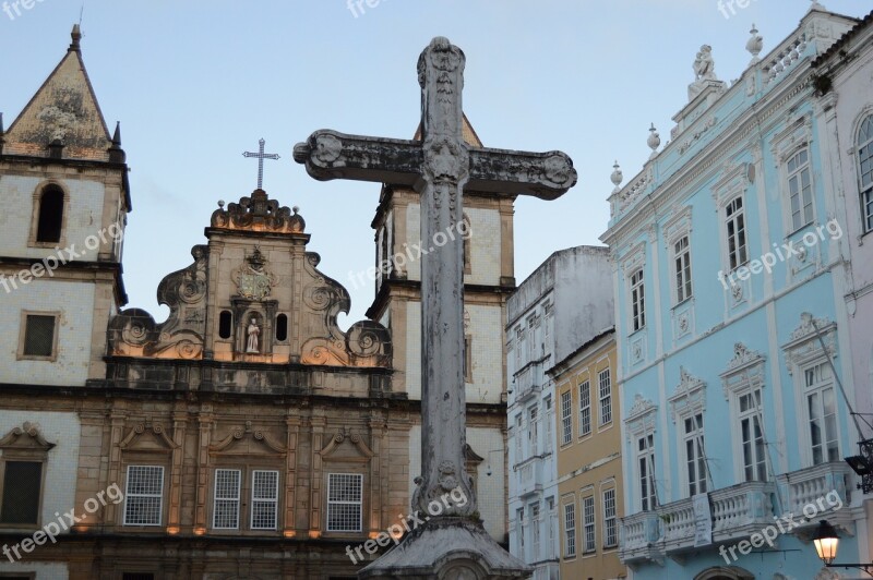 Cruz Church Bahia Salvador Pelourinho