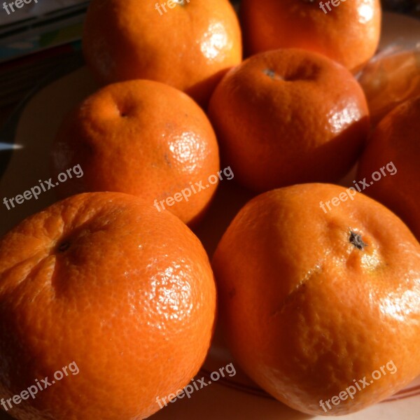 Clementines Orange Mandarins Vitamins Fruit