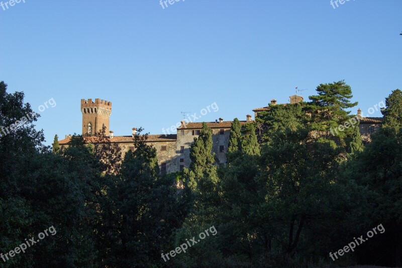 Tuscany Italy Castello Di Ginori Querceto Castello Historic Center