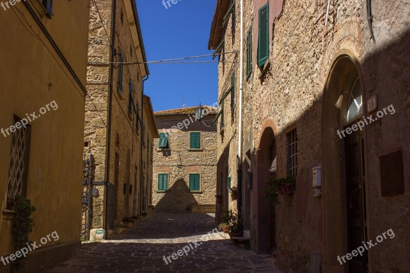 Tuscany Casale Marittima Italy Village Centre Historically