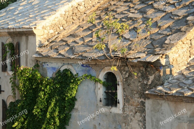 Old Town Ivy Stone Mostar Free Photos