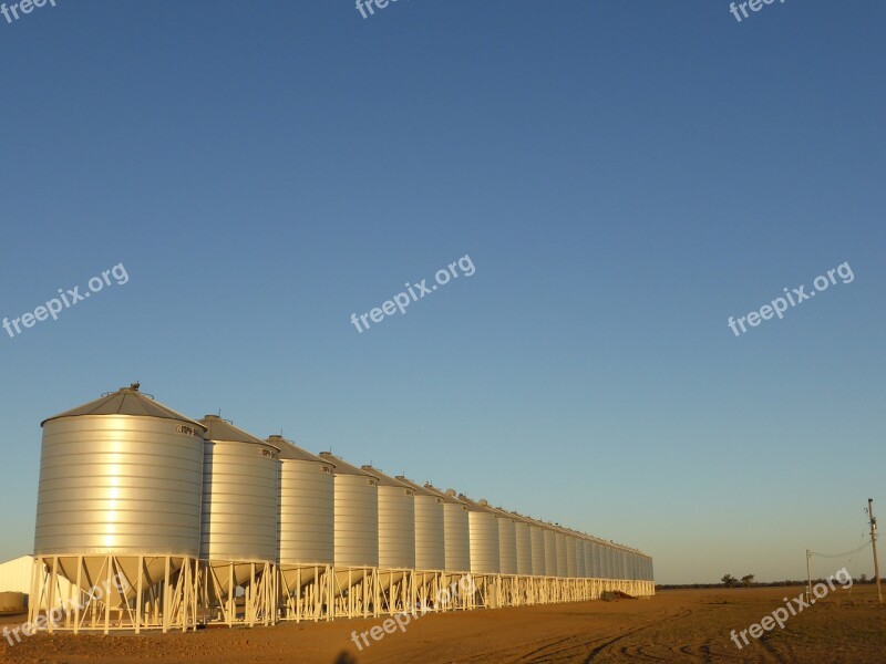 Silo Grain Farmer Agriculture Storage