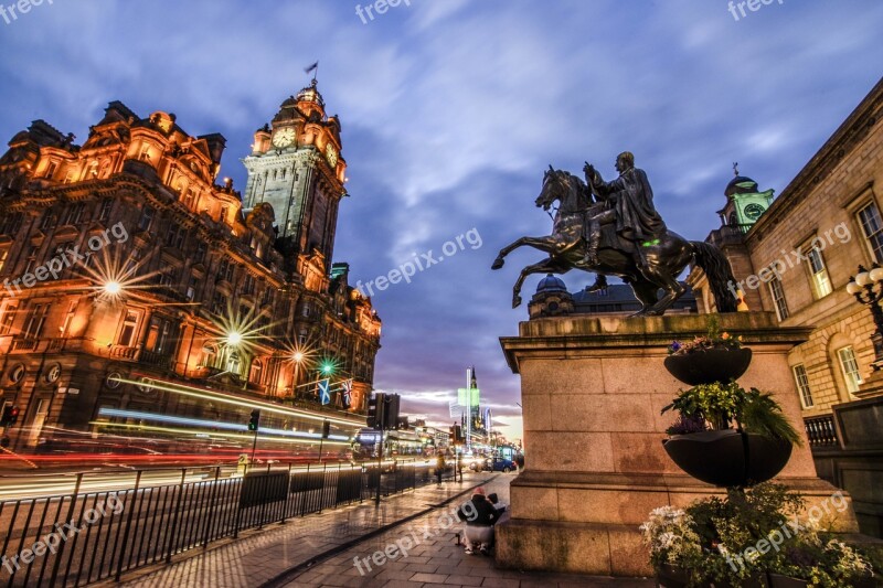 England At Night The Night Europe Edinburgh