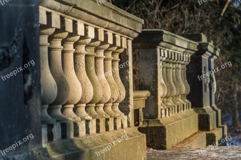 Bridge Railing River Sun Weathered