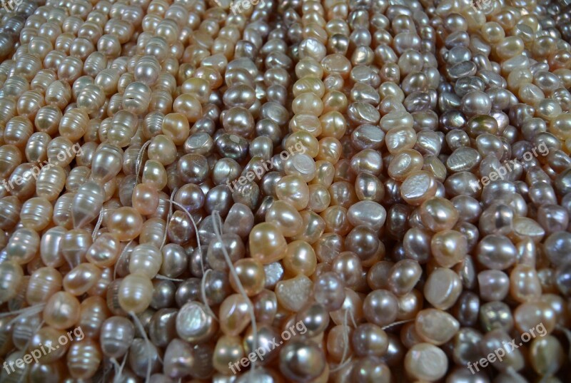 Pearl Chain Jewellery Balls Free Photos