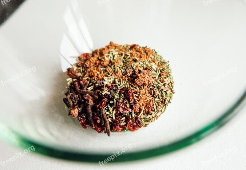 Spices Barberry Rosemary Nutmeg Clove