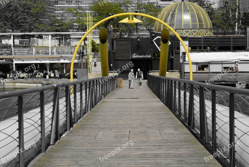 Vienna Danube Bridge Yellow Seniors