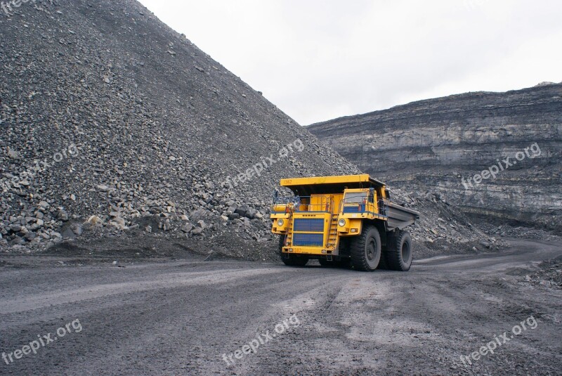 Industry Dumper Minerals Coal Gigantic Proportions