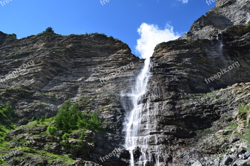 Piss Alps Cascade Mountains Spray