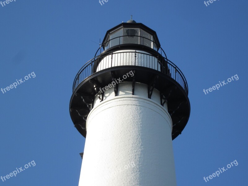 Lighthouse St Simon Island Light Coast Tower