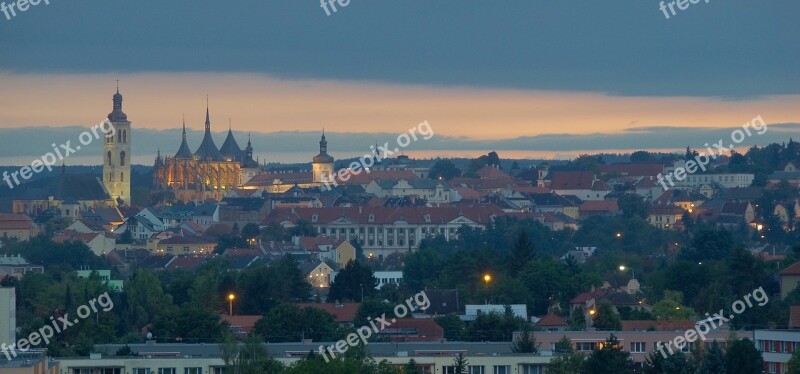 Kutná Hora City Evening Free Photos