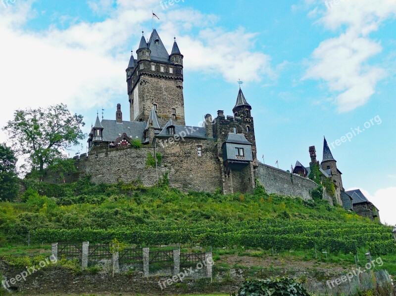 Cochem Sachsen Germany Mosel Castle