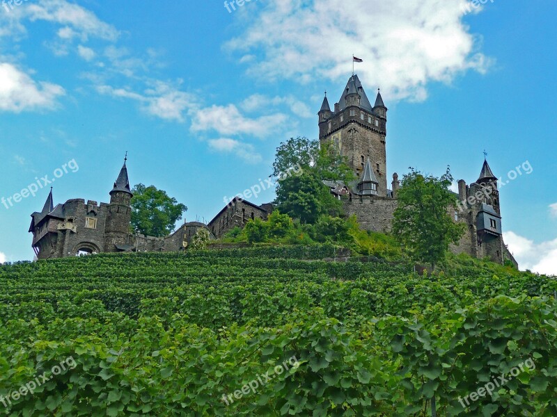 Cochem Sachsen Germany Mosel Castle