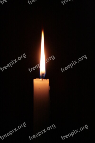 Digital Graphics Candle Flame Grief