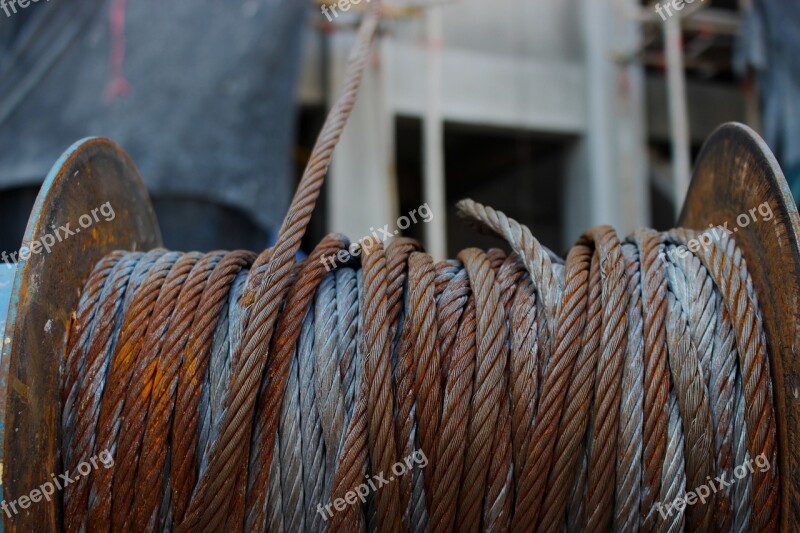 Winch Cable Rope Steel Metal