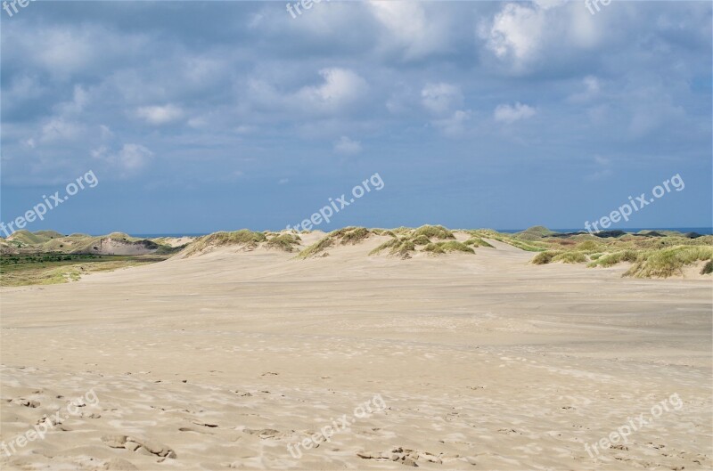 Sand Dühne Sea Sun Landscape