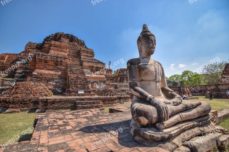 Ayutthaya Ancient Measure Art Ayutthaya Historical Park