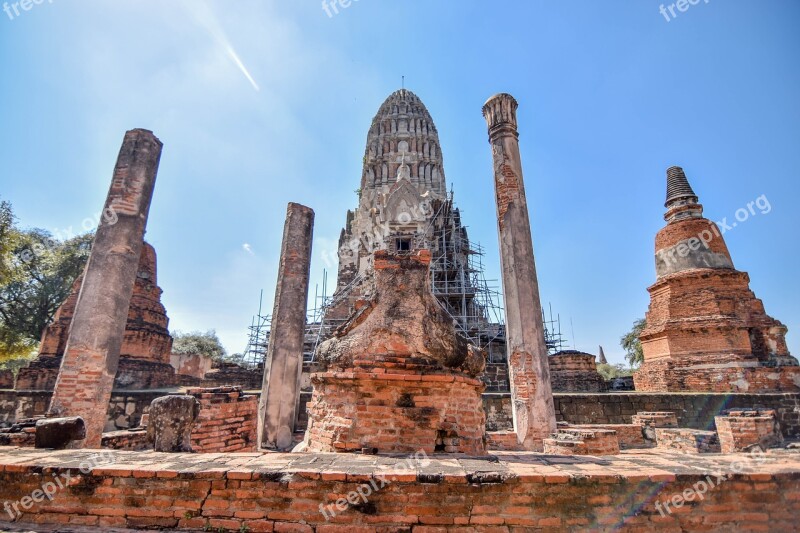 Ayutthaya Ancient Measure Art Ayutthaya Historical Park