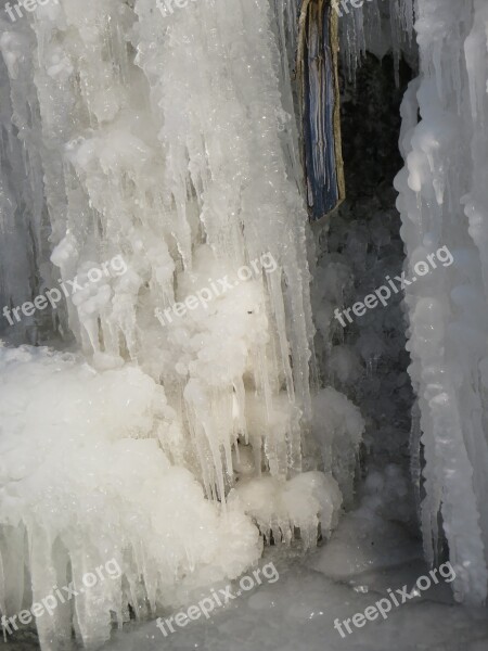 Nature Winter Ice Icicle Cold