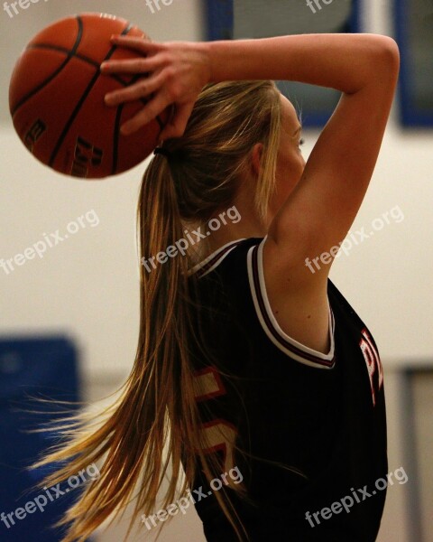 Basketball Player Female Athlete Hair