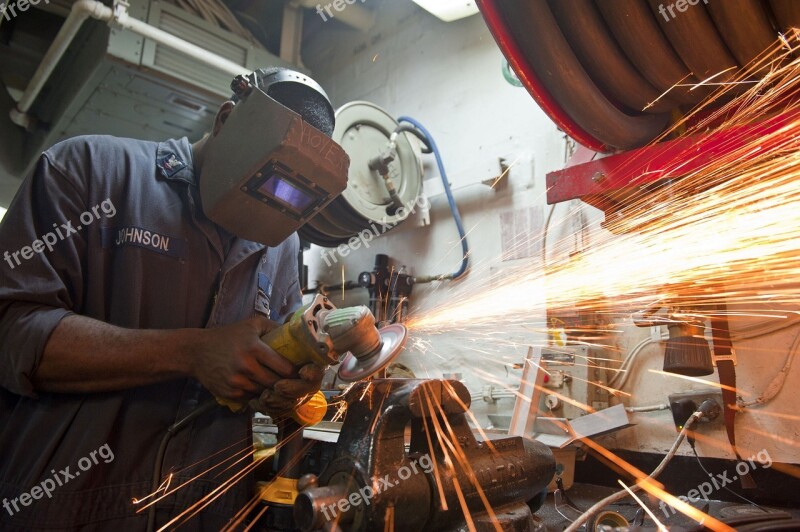 Grinding Maintenance Labor Work Worker