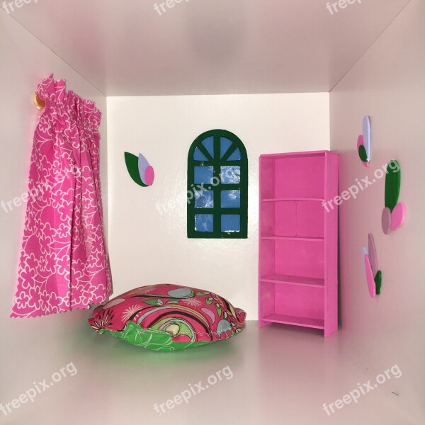 Doll House Dolls Room Toy Interior