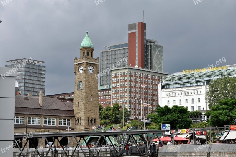 Landungsbrücken Elbe Hamburg Elbe Philharmonic Hall Boat