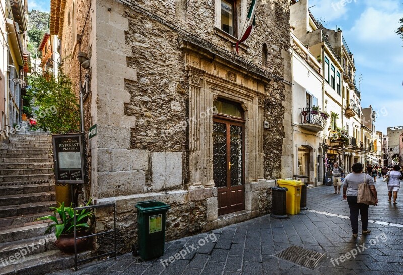 Taormina Sicily Tourism Town Europe