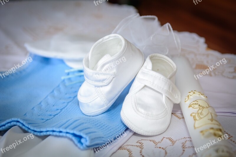 Shoes Baptism Ceremony Retro Free Photos