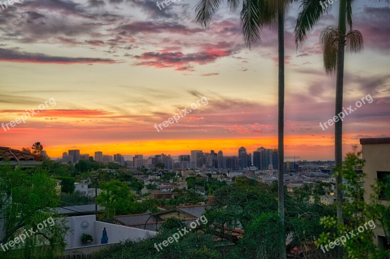 San Diego Morning Sunrise California City