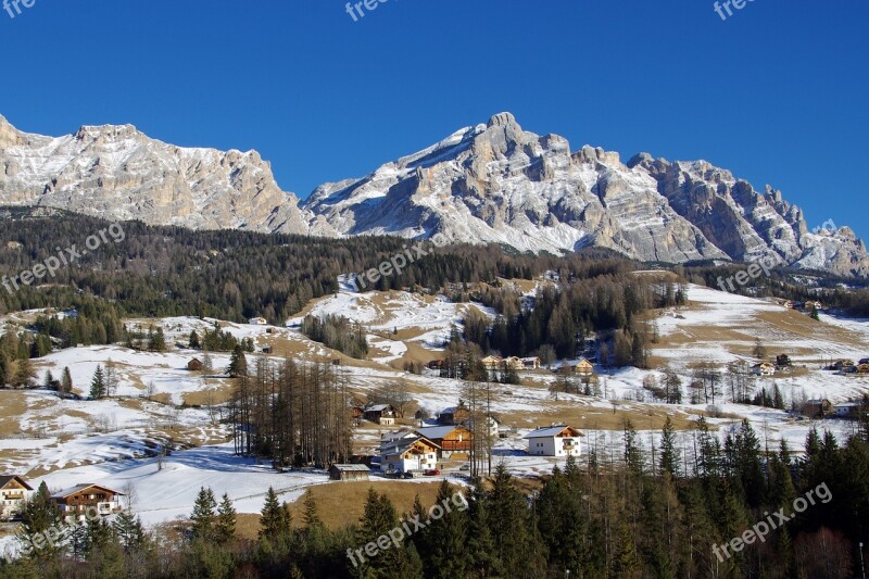 Badia Dolomites Trentino Alto Adige South Italy