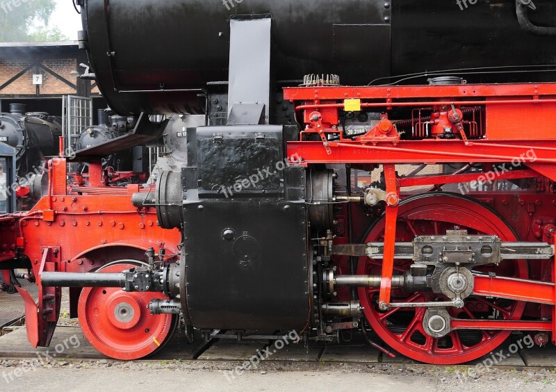 Steam Locomotive Drive Cylinder Chassis Boiler