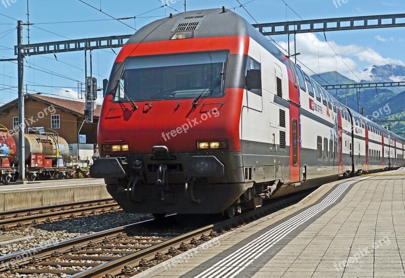 Zugspitze Intercity Remote Traffic Tax Car Railway Station