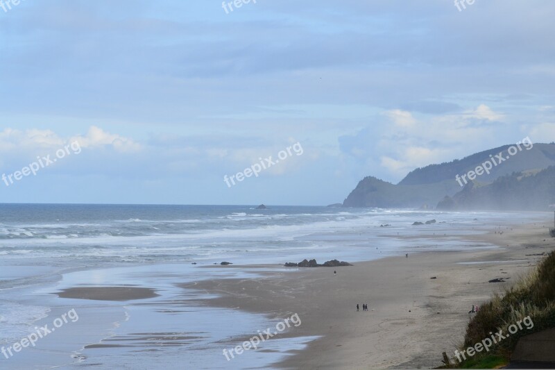 Lincoln City Oregon Coast Ocean Pacific