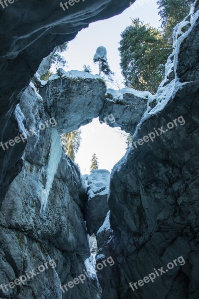 Allgäu Alpine Breitachklamm Oberstdorf Ice