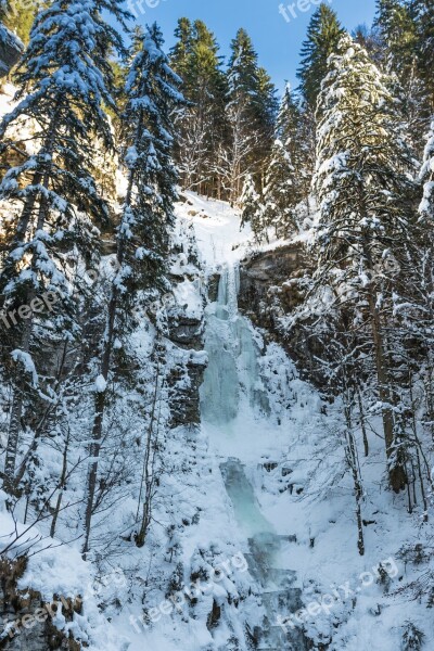 Allgäu Alpine Breitachklamm Oberstdorf Ice