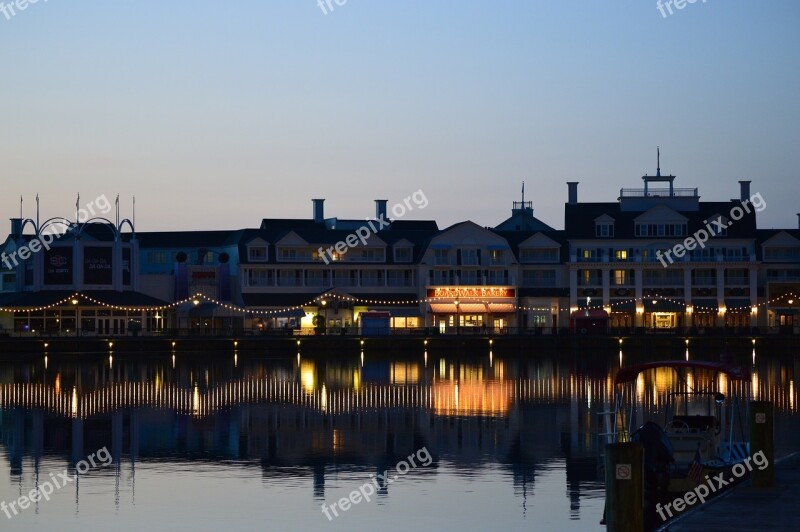 Dawn Cityscape City Skyline Town