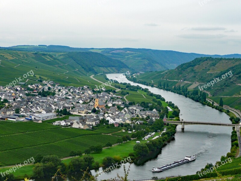 Trittenheim Mosel Sachsen Germany Wine