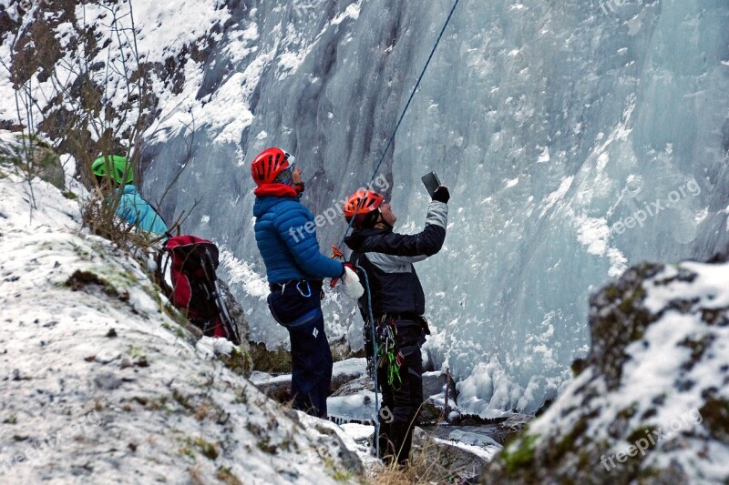 Serrai Di Sottoguda Dolomites Ice Falls Marmolada Malga Ciapela