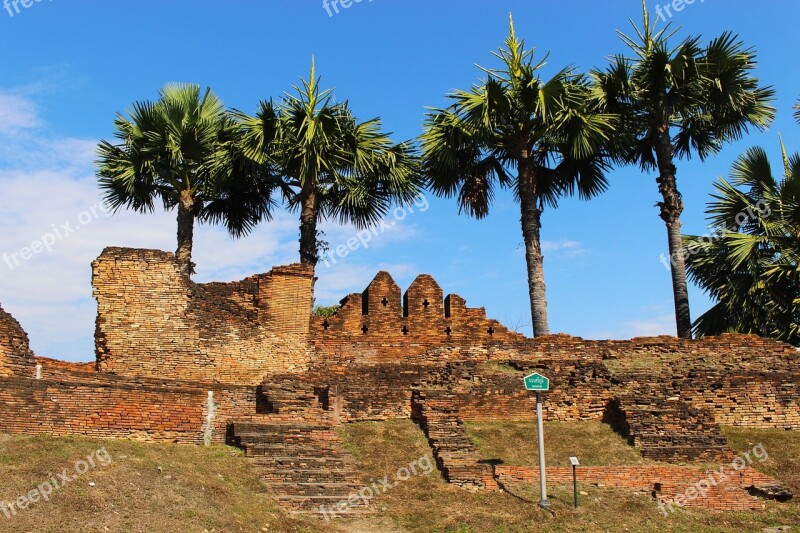 Fort Castle Wall Architecture Old