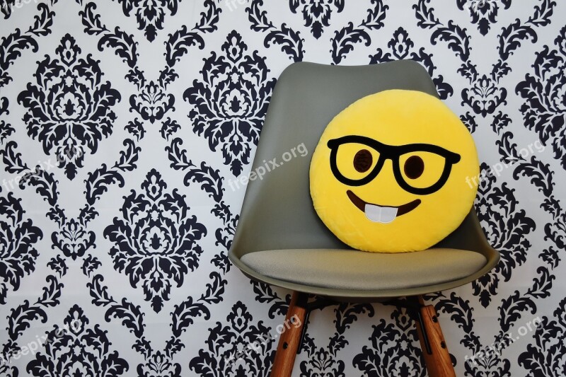 Smiley Chair Laugh Emotions Modern