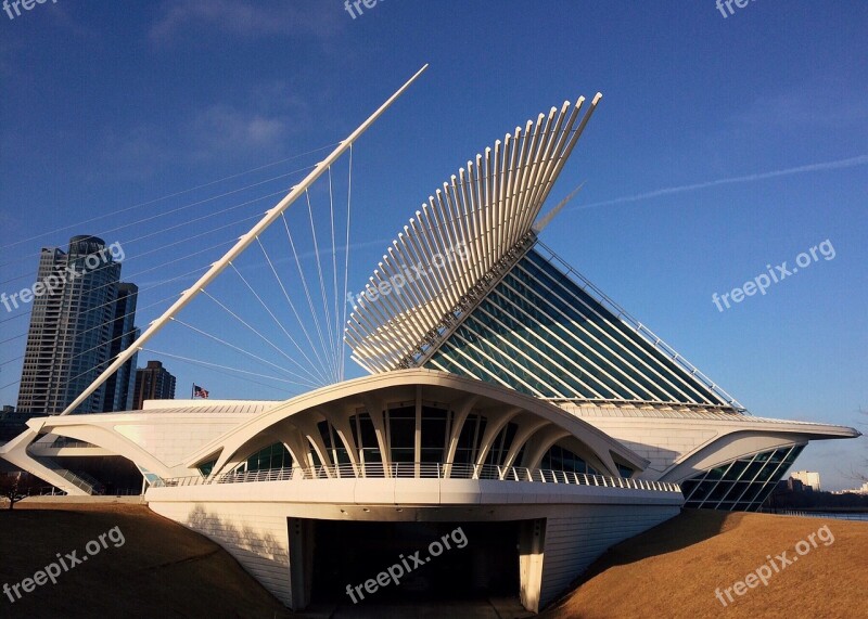 Milwaukee Art Museum Milwaukee Museum Wisconsin Architecture