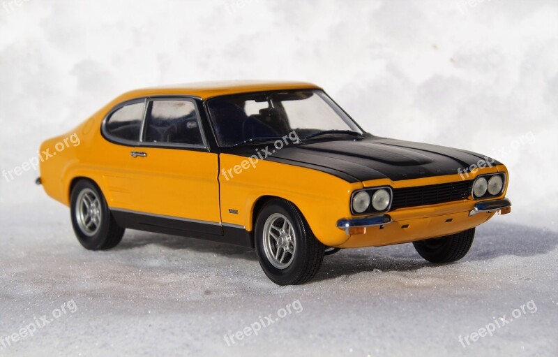 Auto Model Car Ford Capri Vehicles