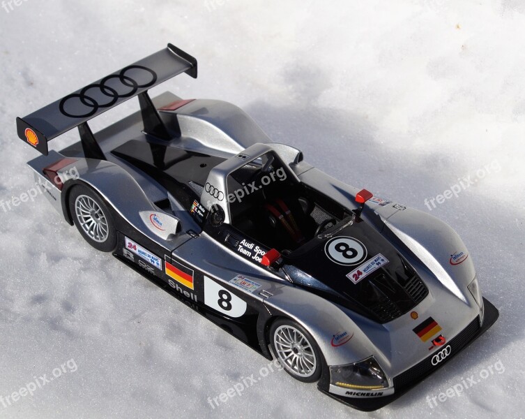 Model Car Audi R8r Sports Car Winter